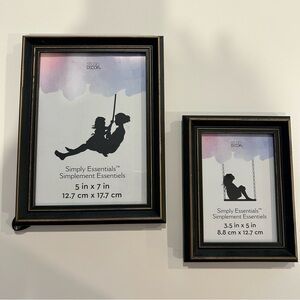 Studio Decor Brown and Gold Picture Frame Duo NWT